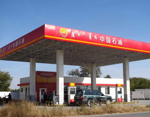 加油站鋼結構網架